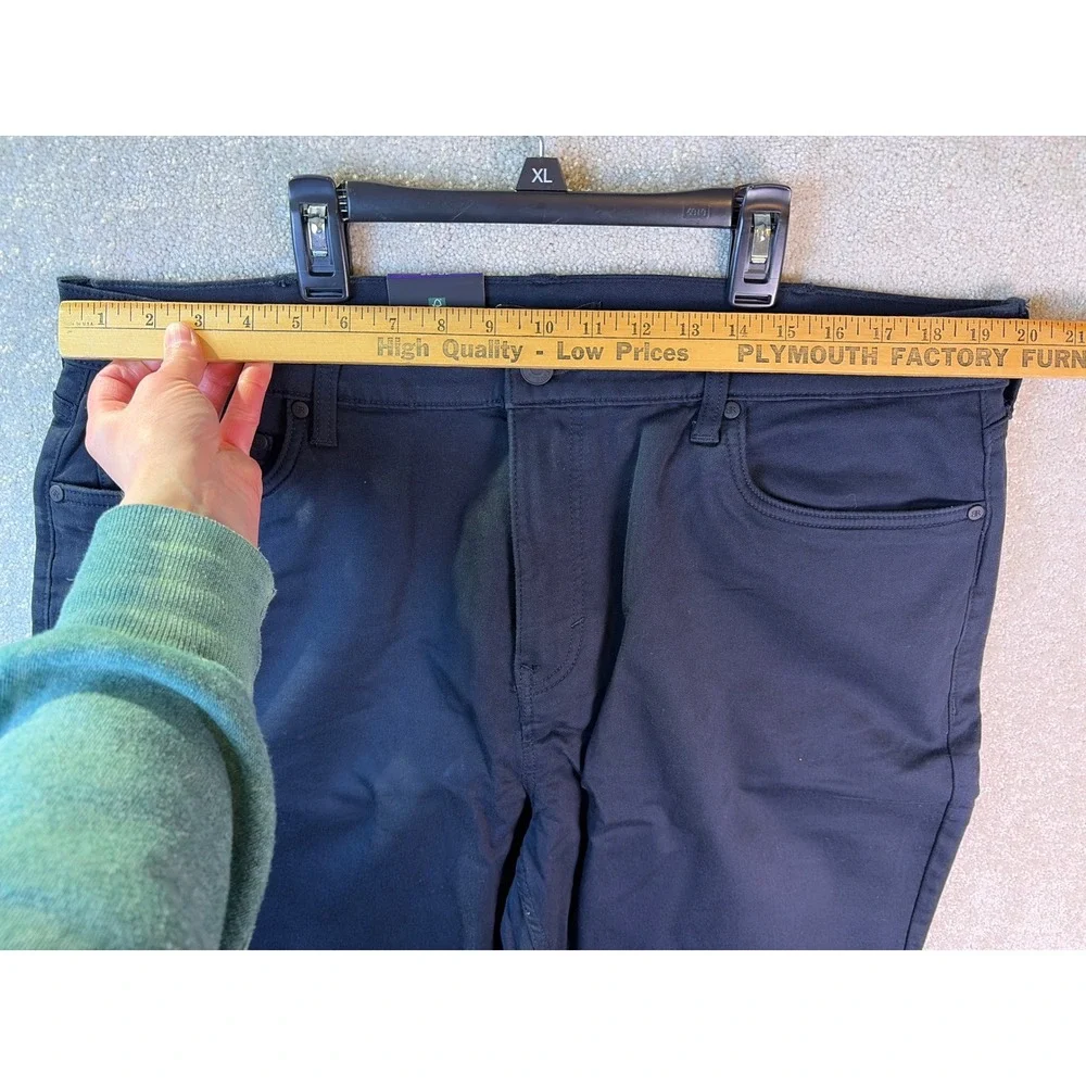Banana Republic‎ 5 Pocket Pant Mens 40x32 Black Straight Fit Stretch Chino NEW